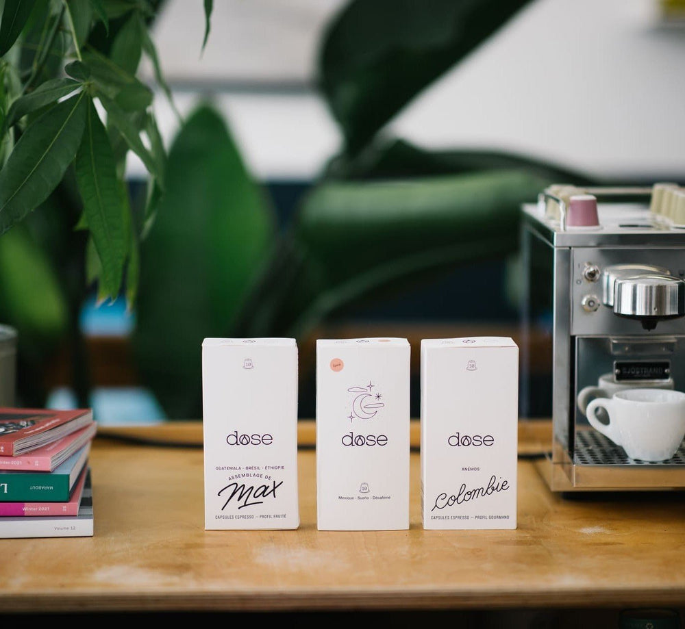 Capsules coffret Trio (boîtes x 30) - Dose Family