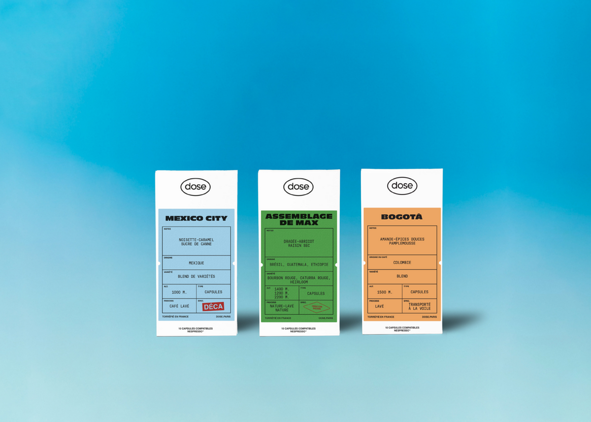 Capsules coffret Trio (boîtes x 30)