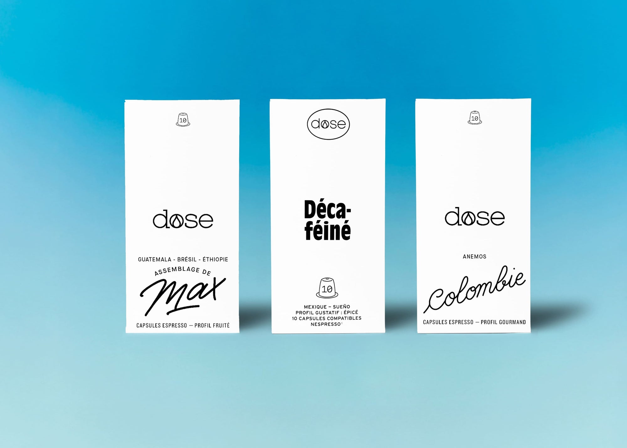 Capsules coffret Trio (boîtes x 30)