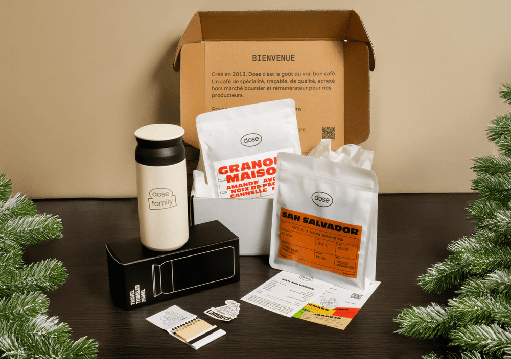 Coffret de Noël DOSE : Granola, Café & Thermos KINTO - Dose Family