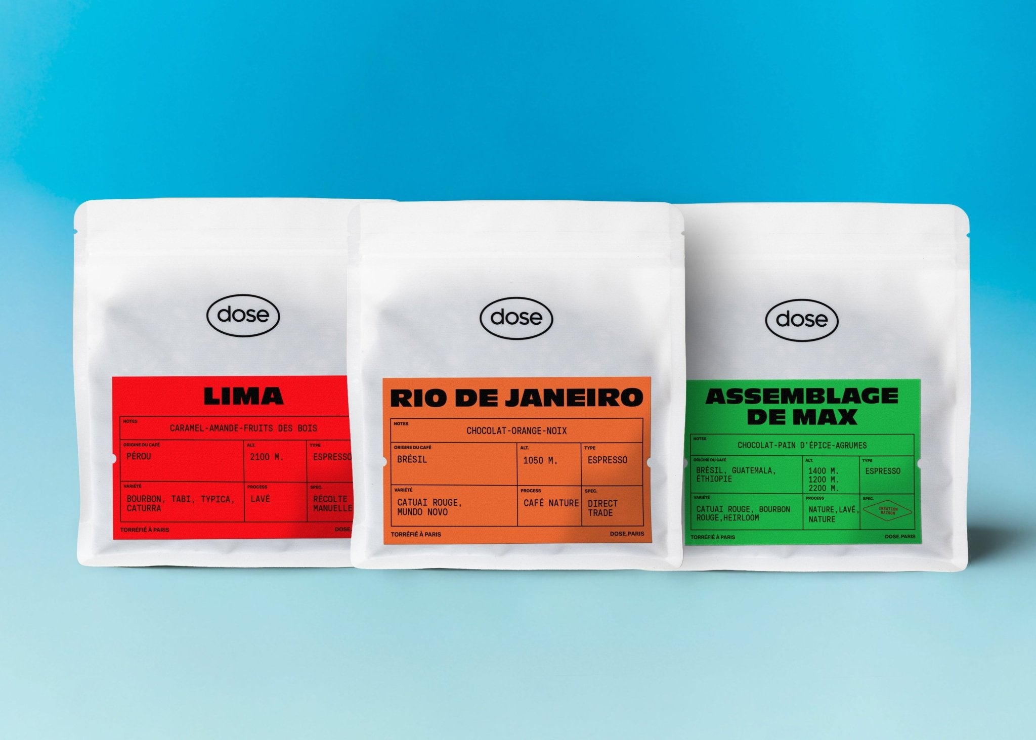 Café Trio Espresso - Dose Family
