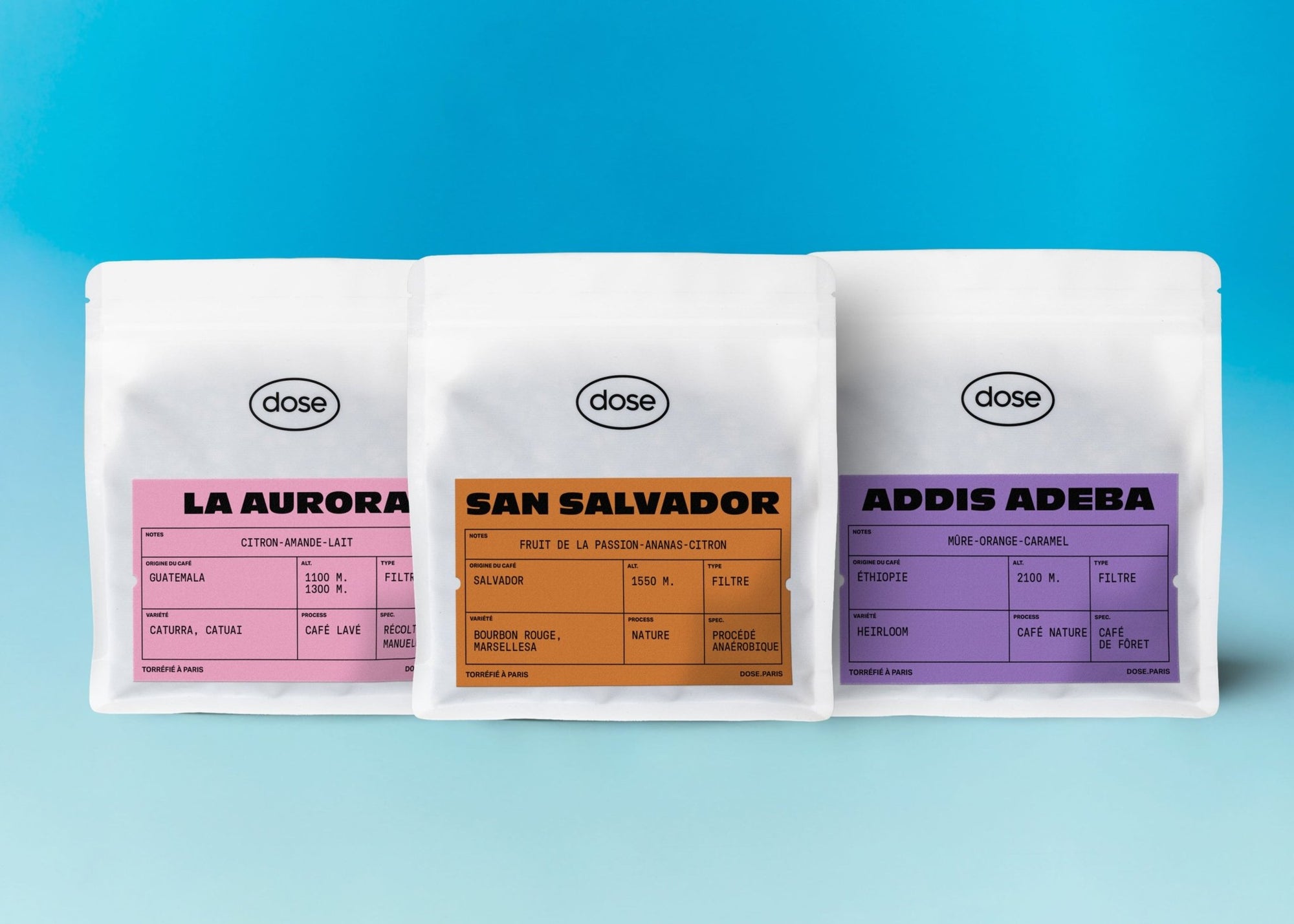 Café Trio Filtre - Dose Family
