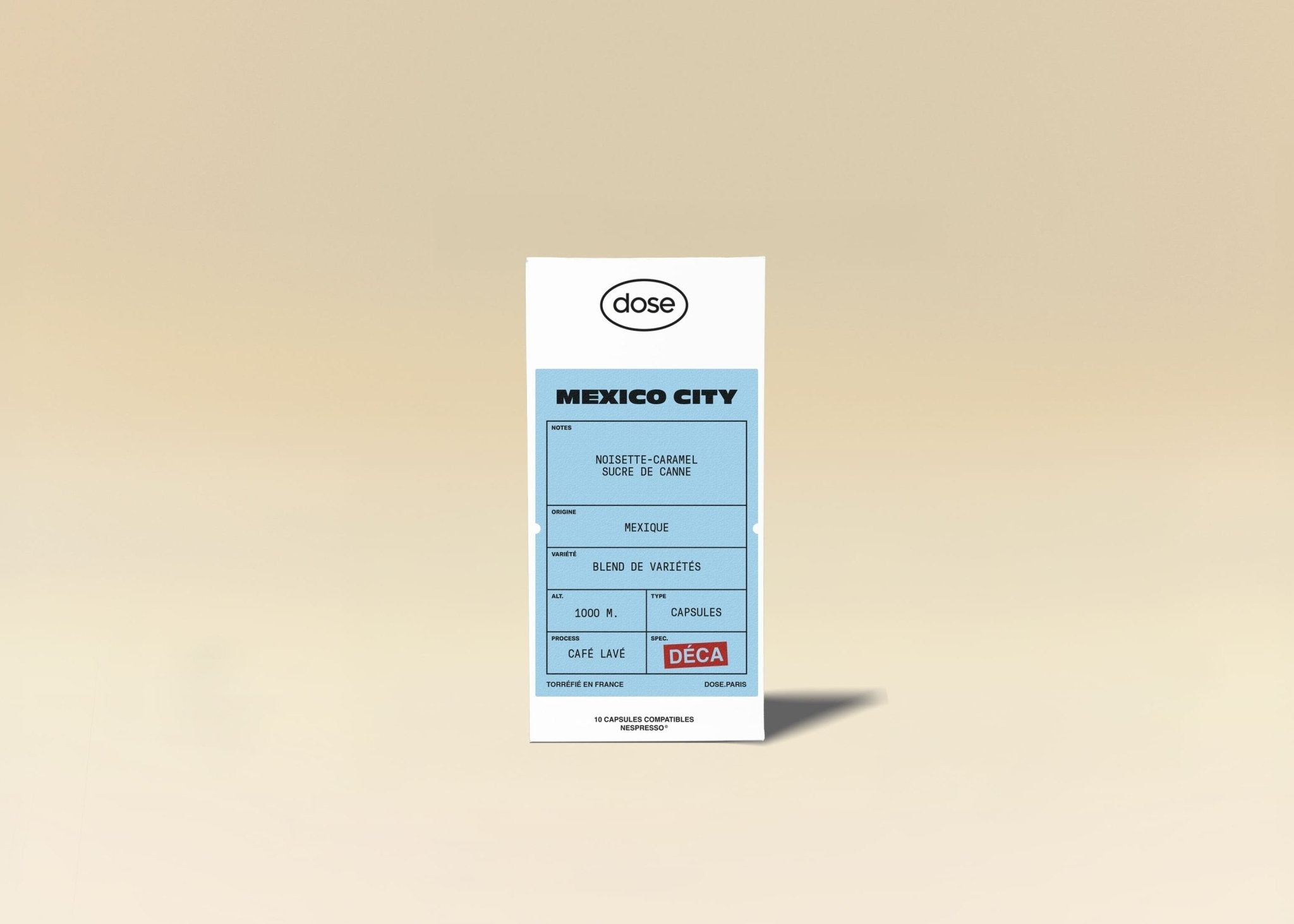 Capsules Sueno - Décaféiné (boîte x 10) - Dose Family