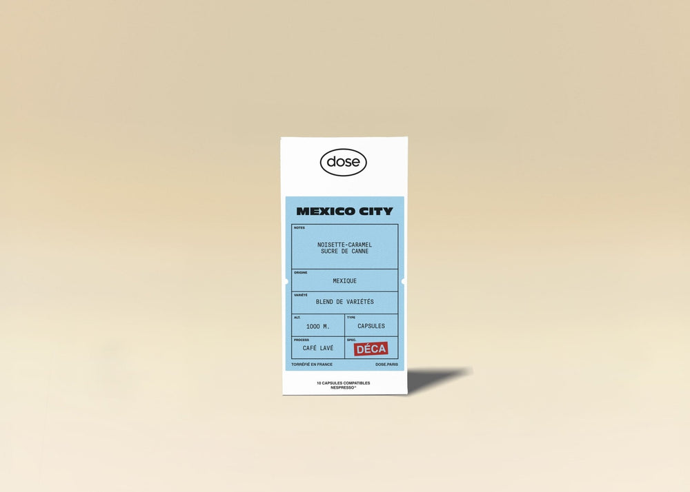 Capsules Sueno - Décaféiné (boîte x 10) - Dose Family