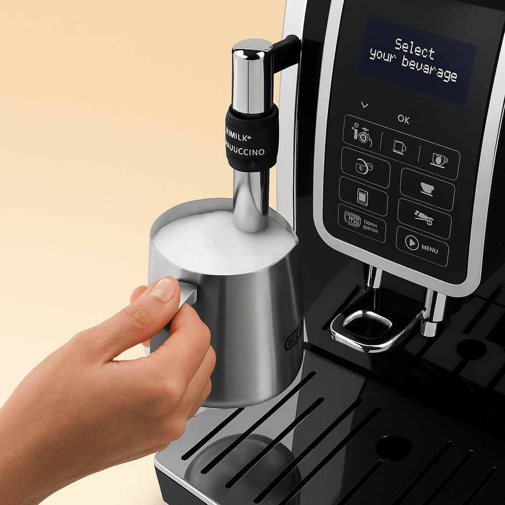 De’Longhi Dinamica FEB 3535.B – Machine à café à grain (Noire) - Dose Family