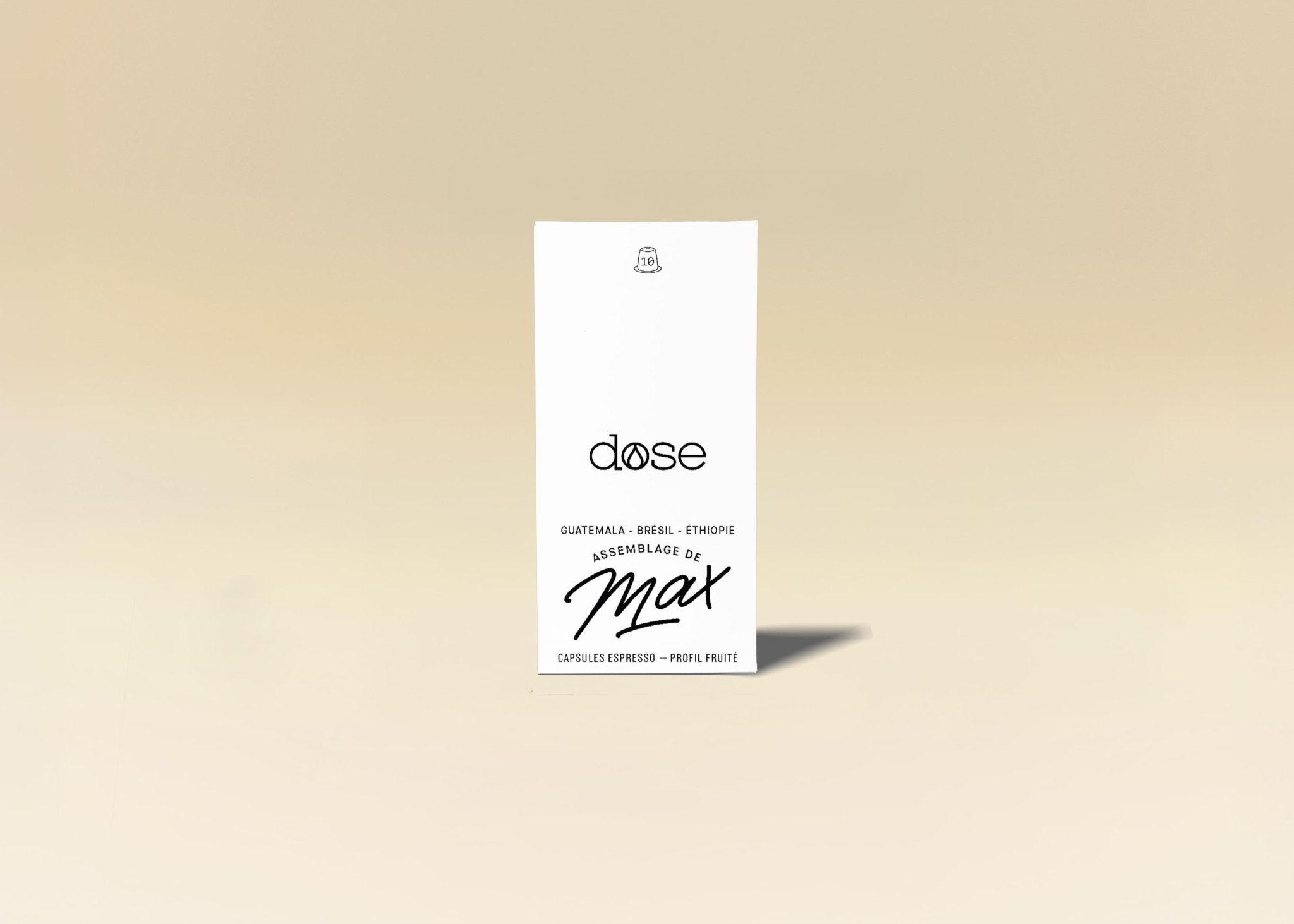 Boite de 10 capsules - Assemblage de Max - Dose Family