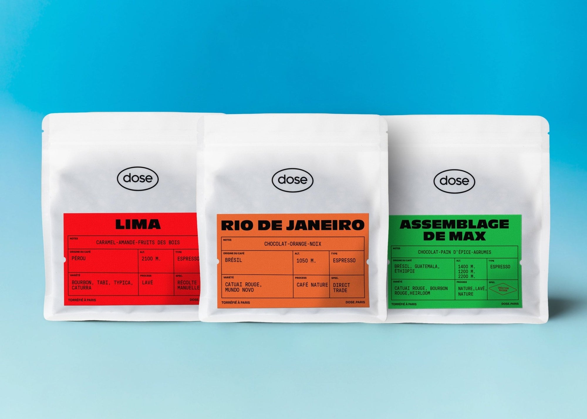 Café Trio Espresso - Dose Family