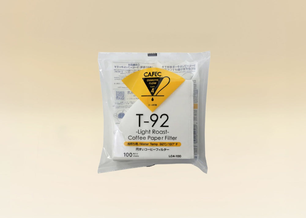 Filtres 4 tasses Light Roast - Cafec (x100) - Dose Family