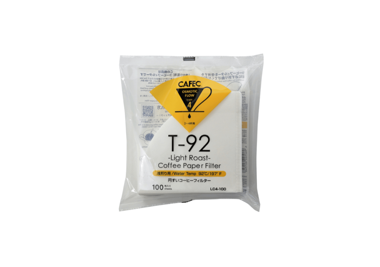 Filtres 4 tasses Light Roast - Cafec (x100) - Dose Family