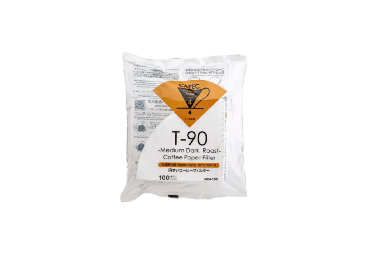Filtres 4 tasses Medium Dark Roast - Cafec (x100) - Dose Family